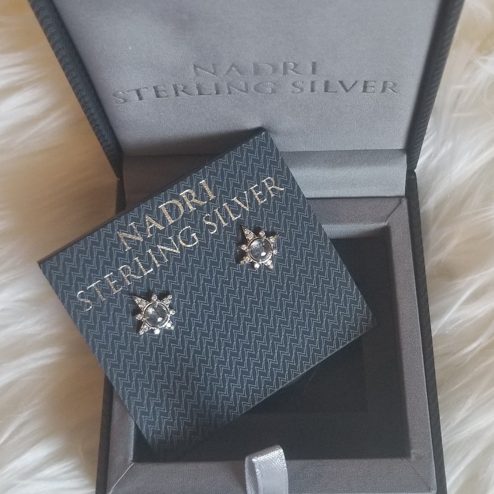 NWT* Nadri Celesstial Star Earrings - Picture 2 of 4